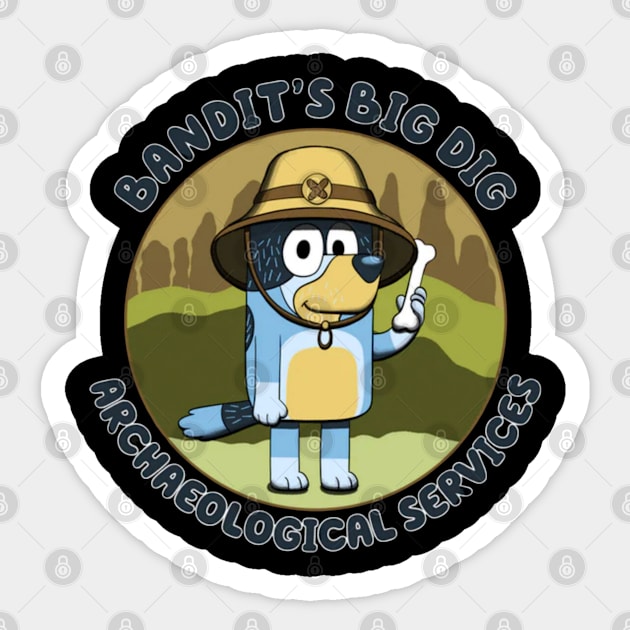 bandit bluey Sticker by GapiKenterKali